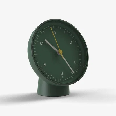 Heal's Hay Jasper Morrison Table Clock Black