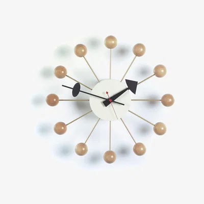 Heal's Vitra Natural Ball Clock - Heal's UK Furniture