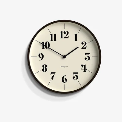 Heal's Newgate Hopscotch Wall Clock Dark Plywood
