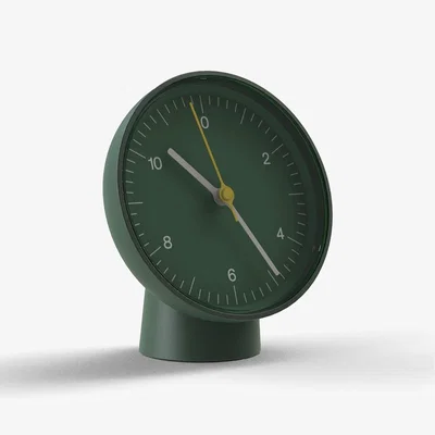 Heal's Hay Jasper Morrison Table Clock Green