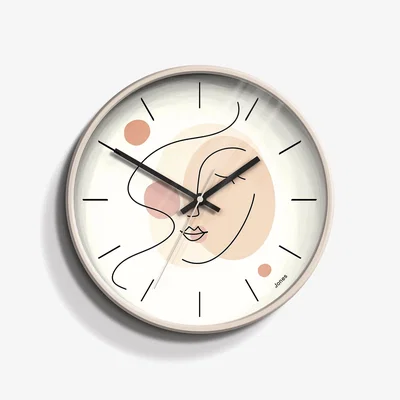 Homebase Jones Aphrodite Clock - Nougat