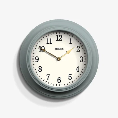 Homebase Jones Cocktail Wall Clock - Duck Egg