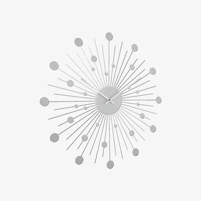 Homebase Metal Spike Wall Clock