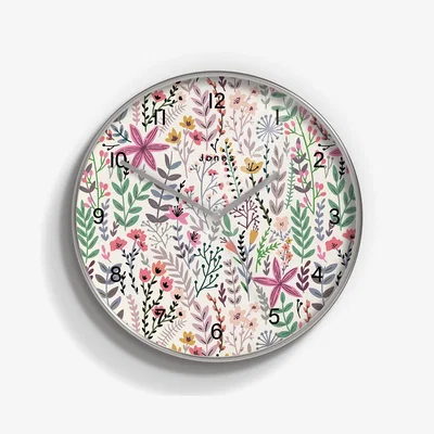 Homebase Jones Crystal Wall Clock - Floral