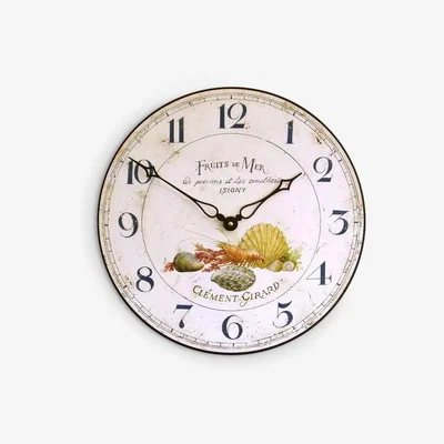 John Lewis Lascelles Fruits De Mer Wall Clock, 36cm