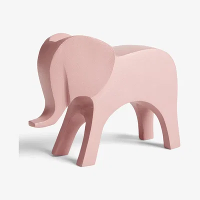 John Lewis ANYDAY John Lewis & Partners Metal Elephant Sculpture, H13cm, Pink