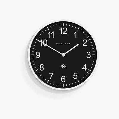 John Lewis Newgate Clocks No. 3 Quartz Wall Clock, 37cm, Black