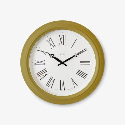 John Lewis Acctim Cheltenham Roman Numeral Analogue Wall Clock, 50cm, Heathland