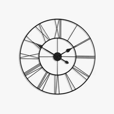 John Lewis Thomas Kent Roman Numerals Large Skeleton Wall Clock, 80cm