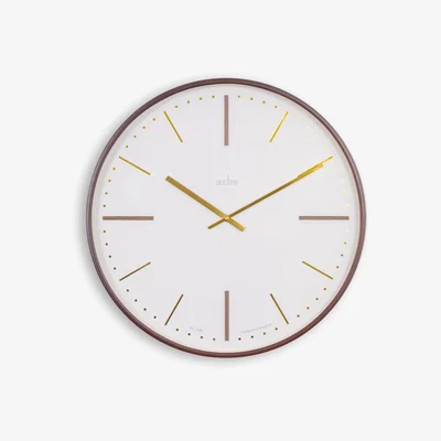 John Lewis Acctim Knoll Oak Wood Frame Analogue Quartz Wall Clock, 53cm, Natural