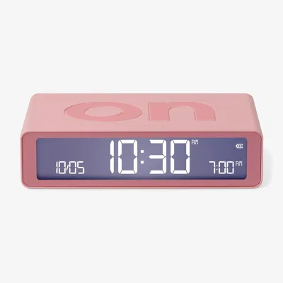 John Lewis Lexon Flip Classic LCD Digital Alarm Clock