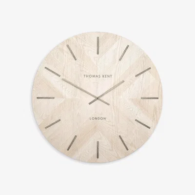 John Lewis Thomas Kent Wharf Herringbone Analogue Wall Clock, 75cm, Neutral