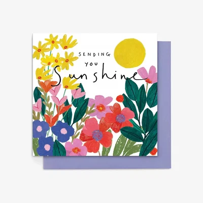 John Lewis Stop the Clock Design Sending Sunshine Greeting Card