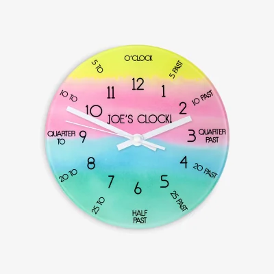 John Lewis Treat Republic Personalised I Can Tell The Time! Clock