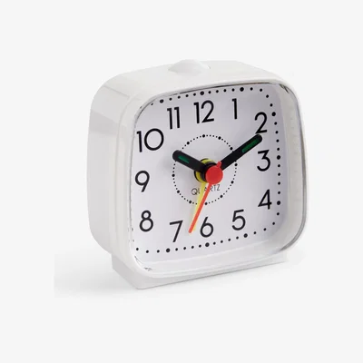 John Lewis ANYDAY John Lewis & Partners Analogue Alarm Clock, White