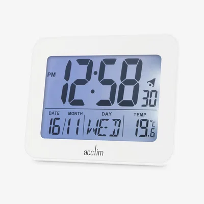 John Lewis Acctim Oslo LCD Digital Alarm Clock