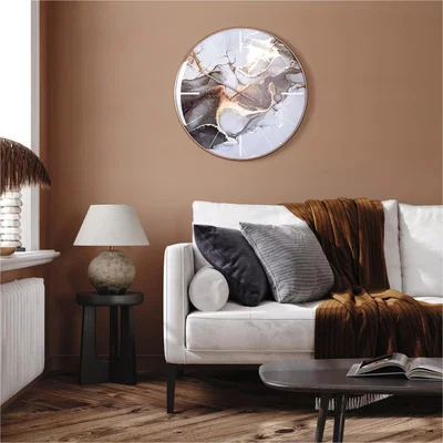 John Lewis Thomas Kent Oyster Grand Clock, 66cm, Copper