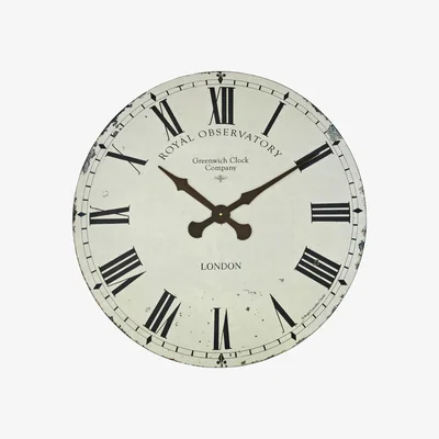 John Lewis Lascelles Greenwich Wall Clock, Dia.70cm, Cream