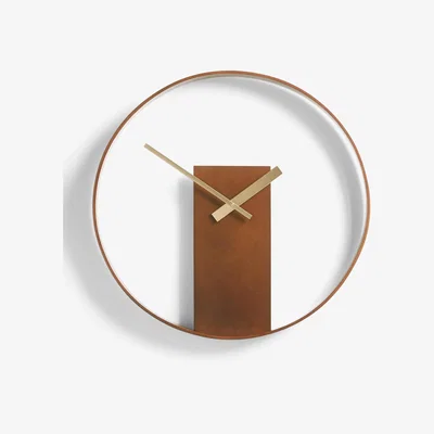 John Lewis John Lewis Mid Century Wood Wall Clock, 60cm, Natural