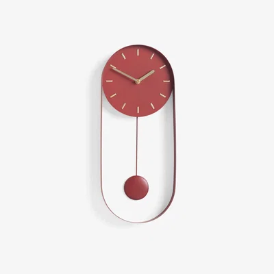 John Lewis John Lewis & Partners Pendulum Metal Analogue Wall Clock, 50cm