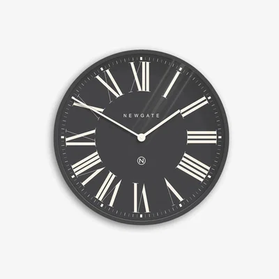 John Lewis Newgate Music Roman Numeral Analogue Wall Clock, 60cm, Grey