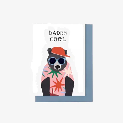 John Lewis Stop the Clock Design Daddy Cool Bear In Shades Father's Day Card