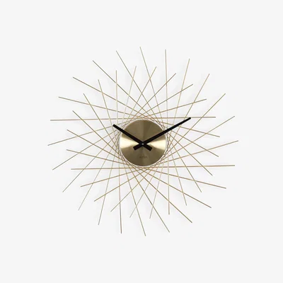 John Lewis Acctim Lohne Metal Analogue Quartz Wall Clock, 49cm