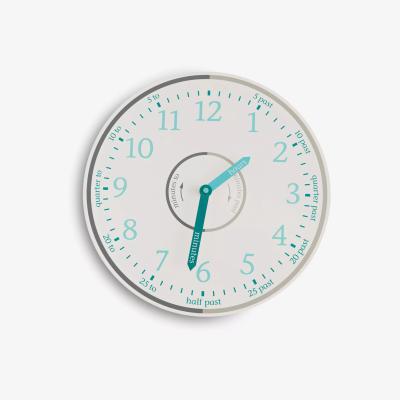 John Lewis Great Little Trading Co Tell The Time Wall Clock, Grey