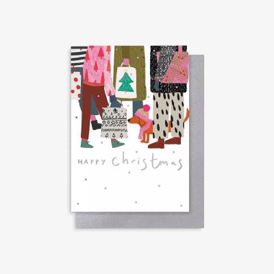 John Lewis Stop the Clock Design Shoppers In The Street Christmas