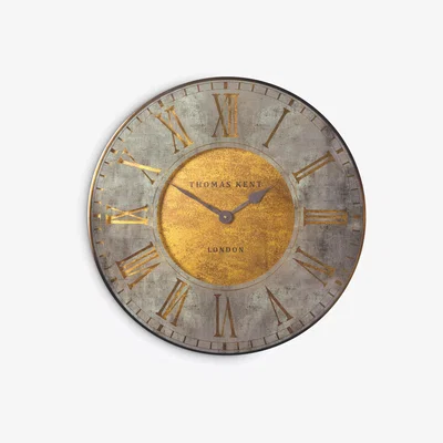 John Lewis Thomas Kent Florentine Star Roman Numeral Analogue Wall Clock