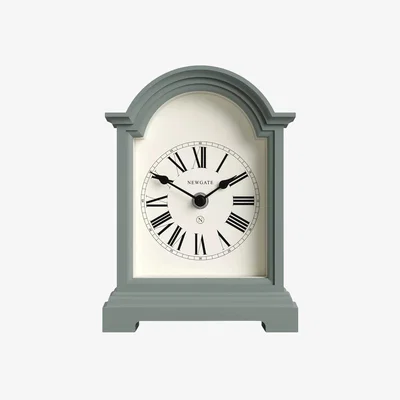 John Lewis Newgate Clocks Fillmore Roman Numeral Analogue Mantel Clock, Asparagus Green