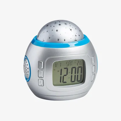 John Lewis Tinc Star Projector Alarm Clock, Multi