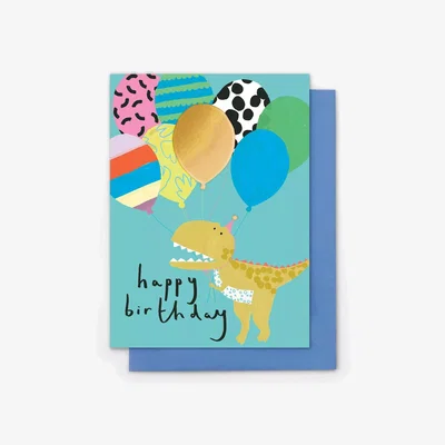 John Lewis Stop the Clock Design Dinosaur Birthday Card