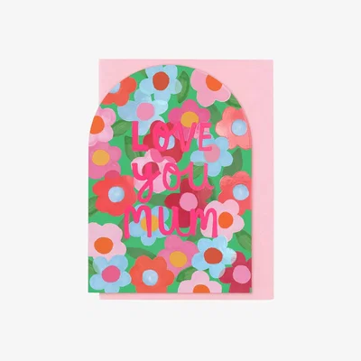 John Lewis Stop the Clock Design Love You Mum Mother's Day Card