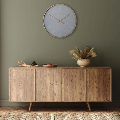 Knees Thomas Kent 53cm Nordic Wall Clock - Cement