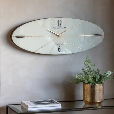 La Redoute Greenwich Ellipse 31" Oversized Wall Clock