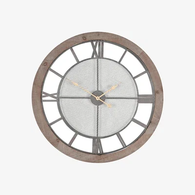 La Redoute 80cm Natural Wood Wall Clock