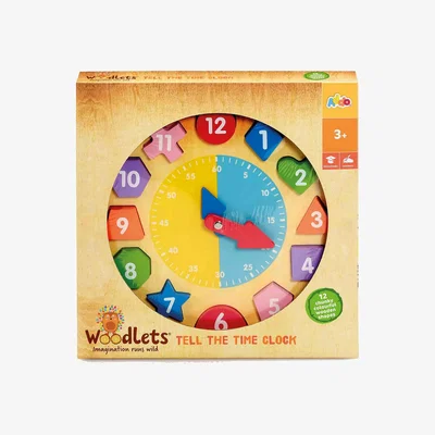 Marks & Spencer Woodlets Tell The Time Clock (3-6 yrs)