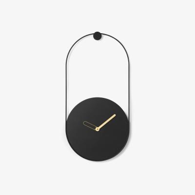 Made.com Rigel Pill-Shape Clock, Matte Black