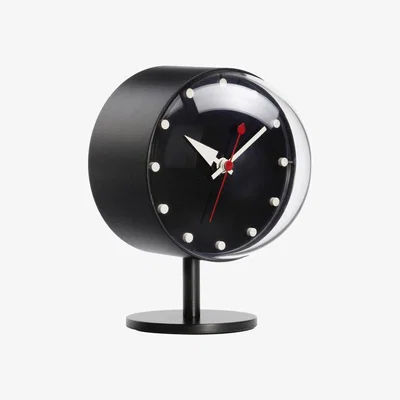 Made in Design Desk Clocks - Night Clock Desk clock - / By George Nelson, 1947-1953 by Vitra Black
