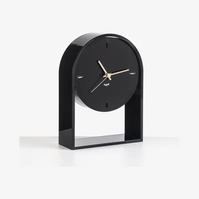Made in Design L'Air du temps Desk clock - / H 30 cm by Kartell Black