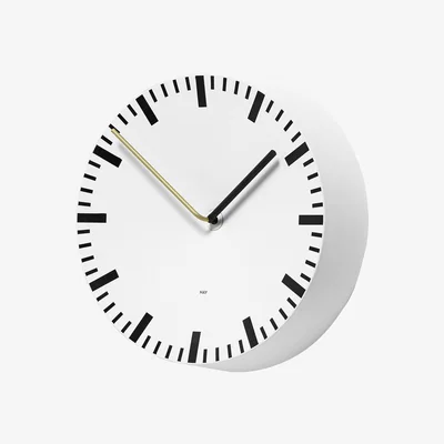 Made in Design Analog Wall clock - Ø 27 cm by Hay White