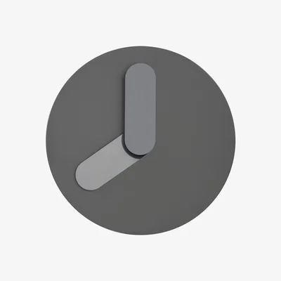 Made in Design Bold Wall clock by Normann Copenhagen Grey