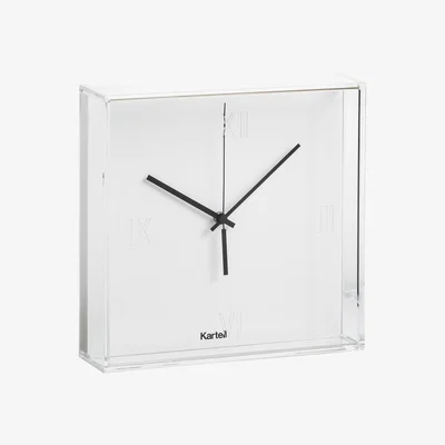 Made in Design Tic & Tac Wall clock by Kartell White