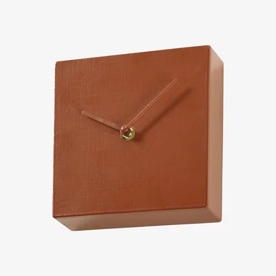 Made in Design Carrée Wall clock - / 15 x 15 cm by Serax Red