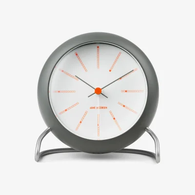 Nordic Nest AJ Bankers table clock Ø11 cm Dark grey