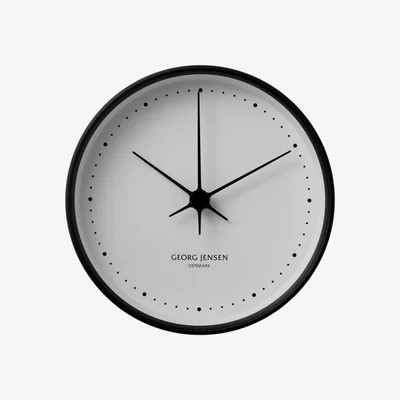 Nordic Nest Koppel wall clock black-white Ø 22 cm