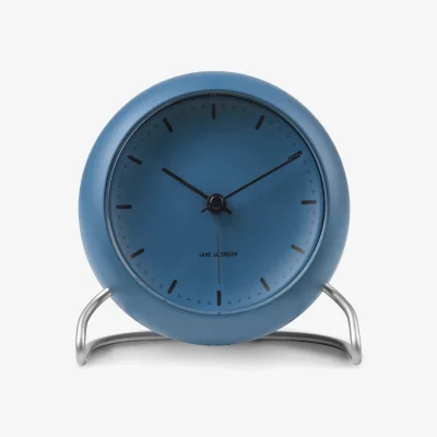 Nordic Nest AJ City Hall table clock stone blue