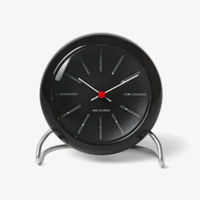 Nordic Nest AJ Bankers table clock Black