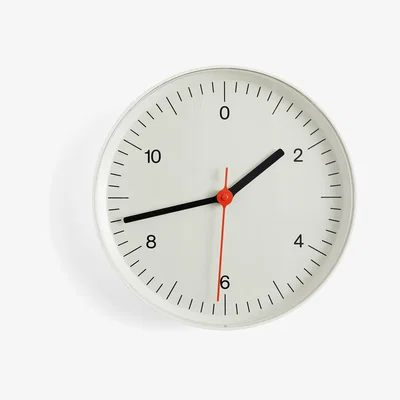 Nordic Nest HAY Wall Clock Ø26.5 cm White